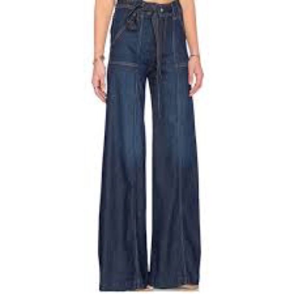7 For All Mankind Wide Leg Palazzo Jeans size 24